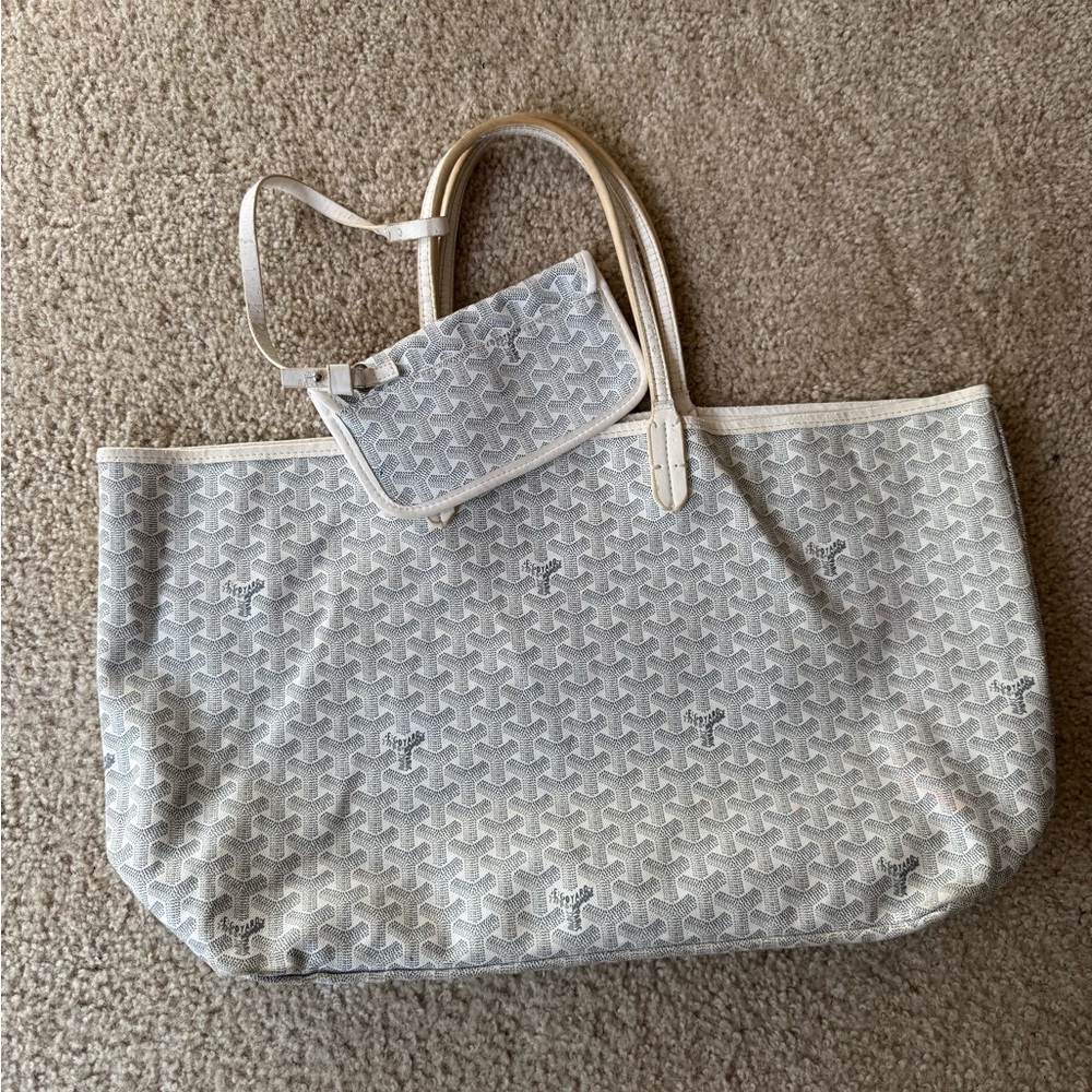 White Goyard Tote